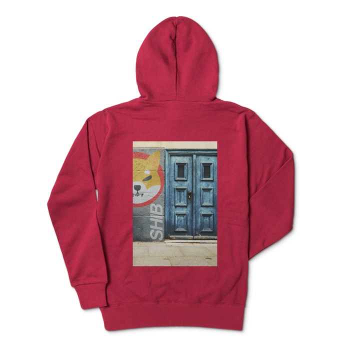 ジップパーカー - L - バーガンディ