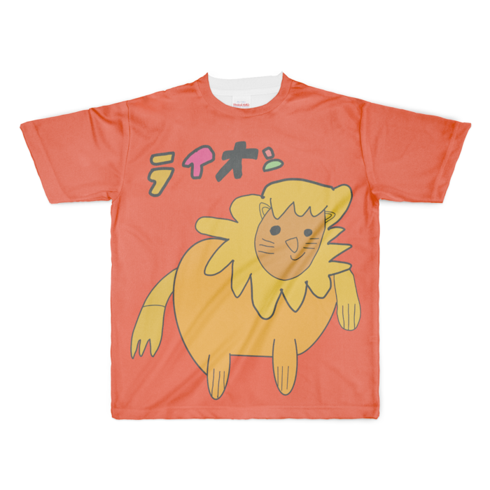 フルグラフィックTシャツ - XL - 正面印刷のみ