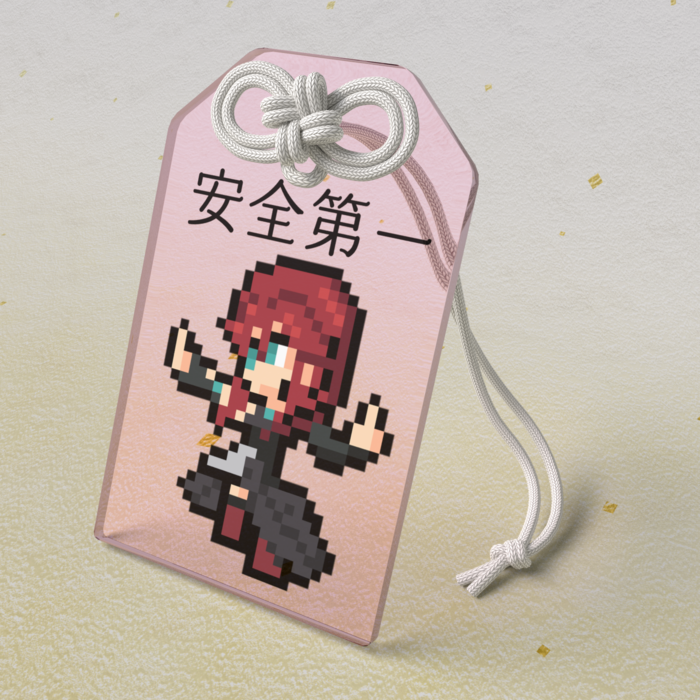 アクリルお守り - 50 × 80mm