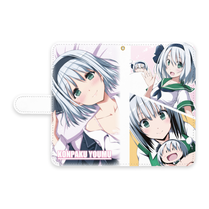 手帳型Androidケース - L - ストラップ穴 あり