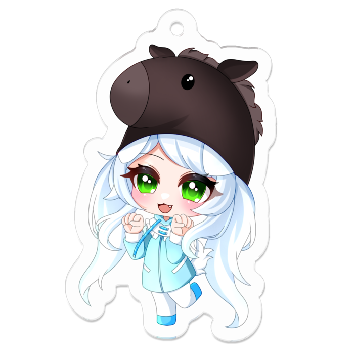 アクリルキーホルダー - 50 x 50 (mm)