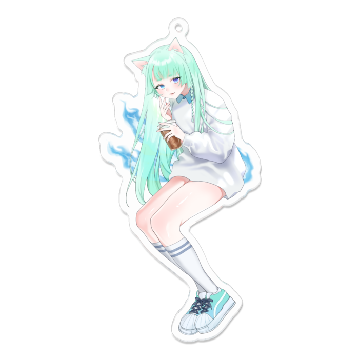 アクリルキーホルダー - 100 x 100 (mm)