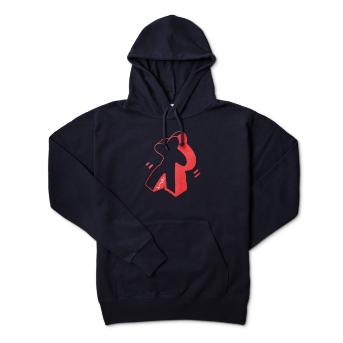 パーカー - L - ネイビー