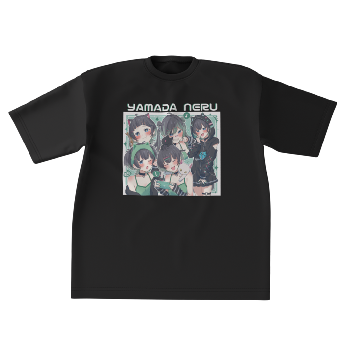 黒ビッグシルエットTシャツ　 - XL - 