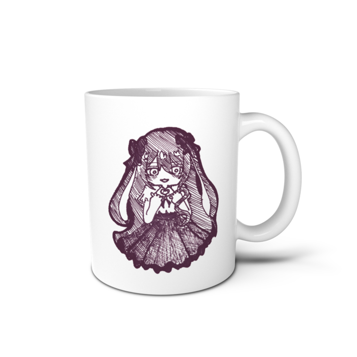 マグカップ - 直径 8 cm / 高さ 9.5 cm