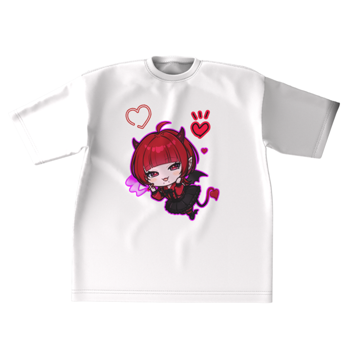 ビッグシルエットTシャツ - XL - White