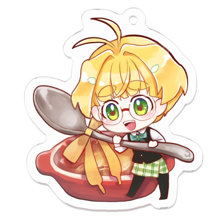 アクリルキーホルダー - 50 x 50 (mm)