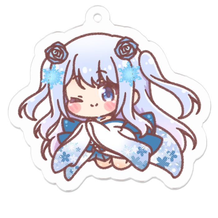 アクリルキーホルダー - 50 x 50 (mm)