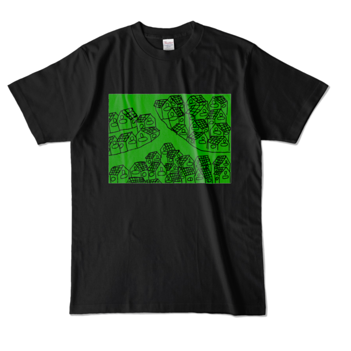カラーTシャツ - L - ブラック (濃色)
