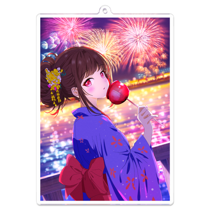 アクリルキーホルダー - 100 x 100 (mm)