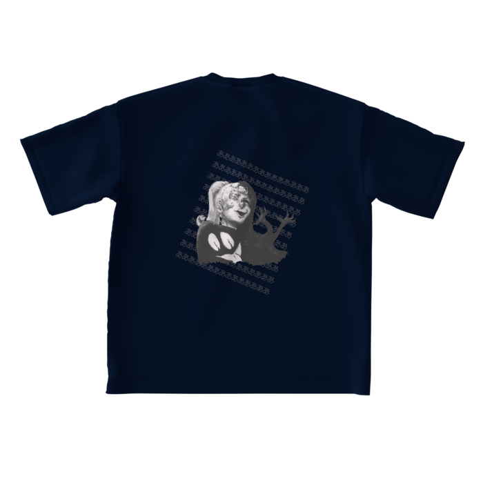 ビッグシルエットTシャツ - L - 背面