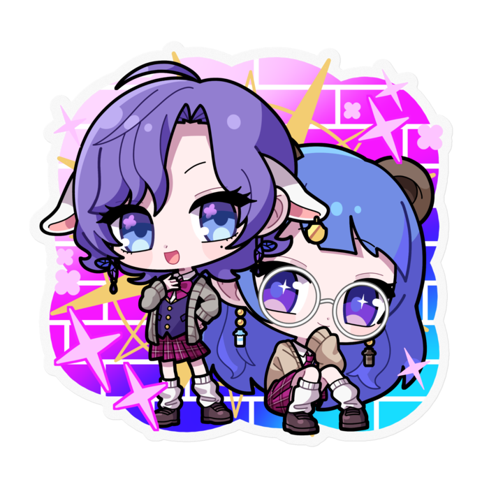 ステッカー（クリア） - 100 x 100 (mm)(1)