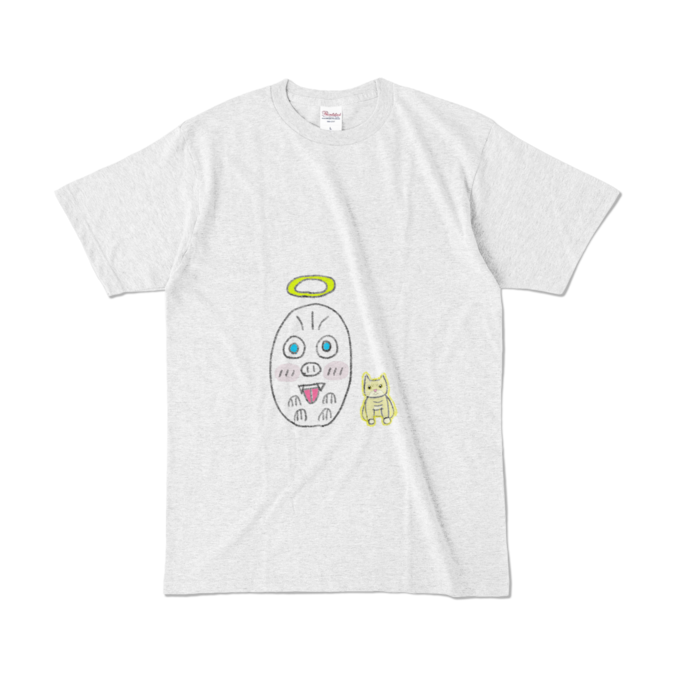 カラーTシャツ - L - アッシュ (淡色)(1)