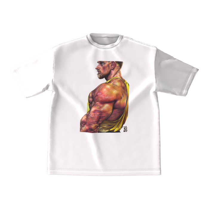 ビッグシルエットTシャツ - M - 両面