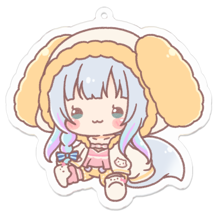 アクリルキーホルダー（コーティング） - 70 x 70 (mm)