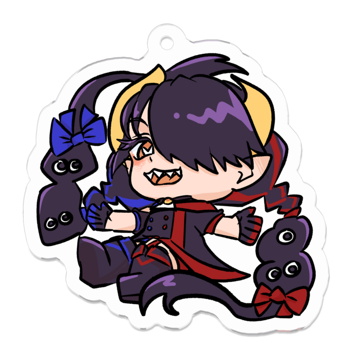 アクリルキーホルダー（コーティング） - 50 x 50 (mm)