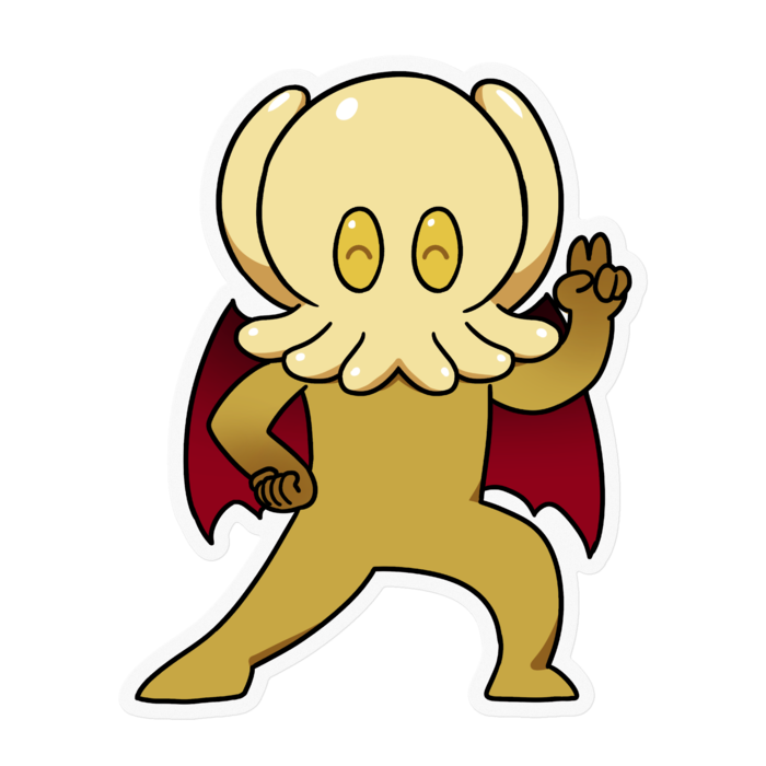 ステッカー - 100 x 100 (mm) クリア地