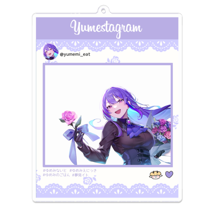 アクリルキーホルダー - 100 x 100 (mm)