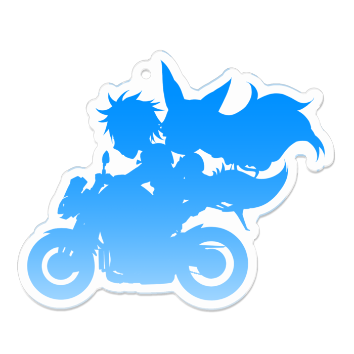 アクリルキーホルダー（コーティング） - 70 x 70 (mm)