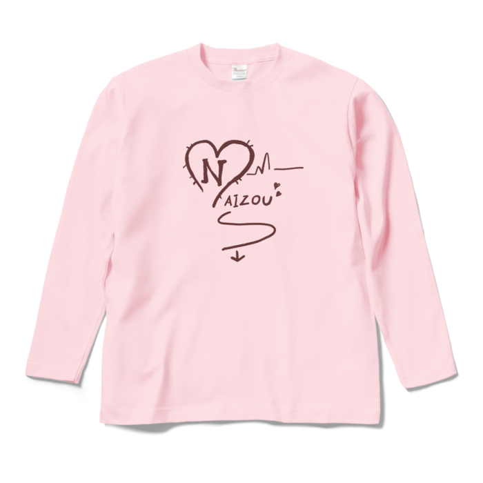 ロングスリーブTシャツ - M - ライトピンク