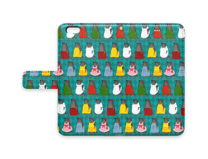 手帳型iPhoneケース - iPhone 6 Plus / 6s Plus - ストラップ穴 あり