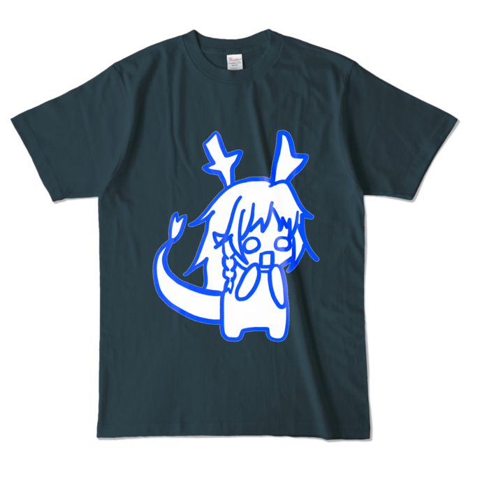 カラーTシャツ - L - デニム (濃色)