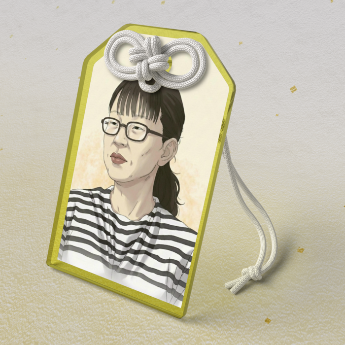 アクリルお守り - 50 × 80mm