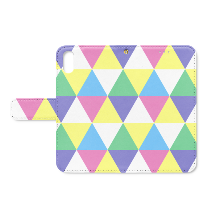 手帳型iPhoneケース - iPhone XS / X - ストラップ穴 あり