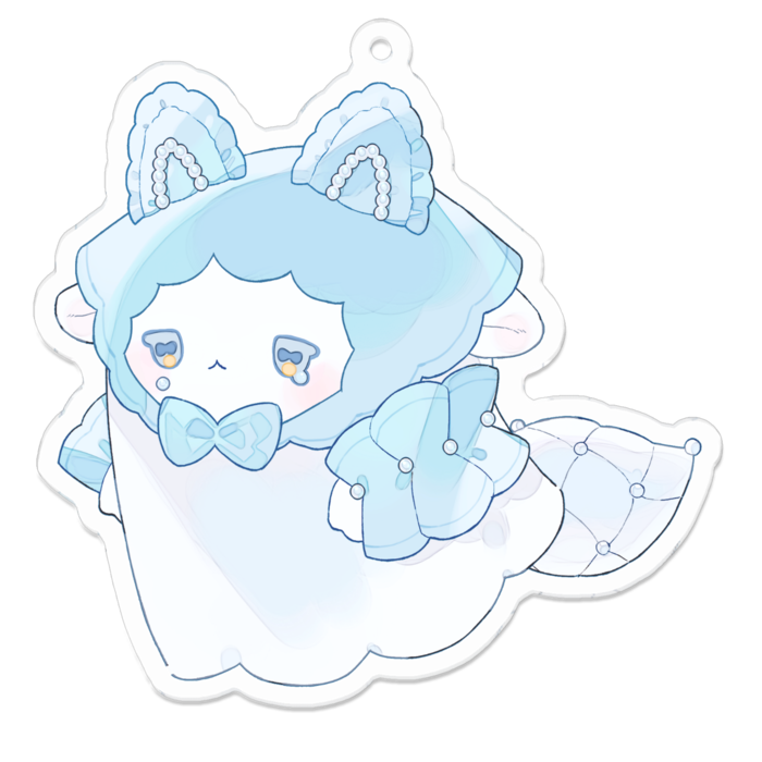 アクリルキーホルダー - 70 x 70 (mm)