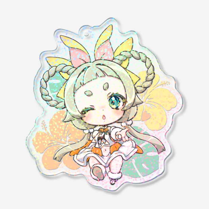 愛を込めて♡二周年記念ホログラムキーホルダー
