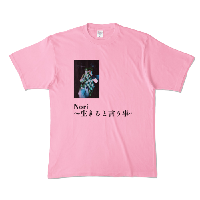 カラーTシャツ - XL - ピーチ (淡色)