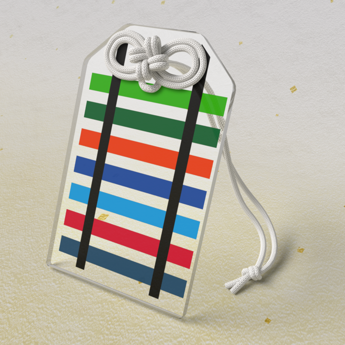 アクリルお守り - 50 × 80mm