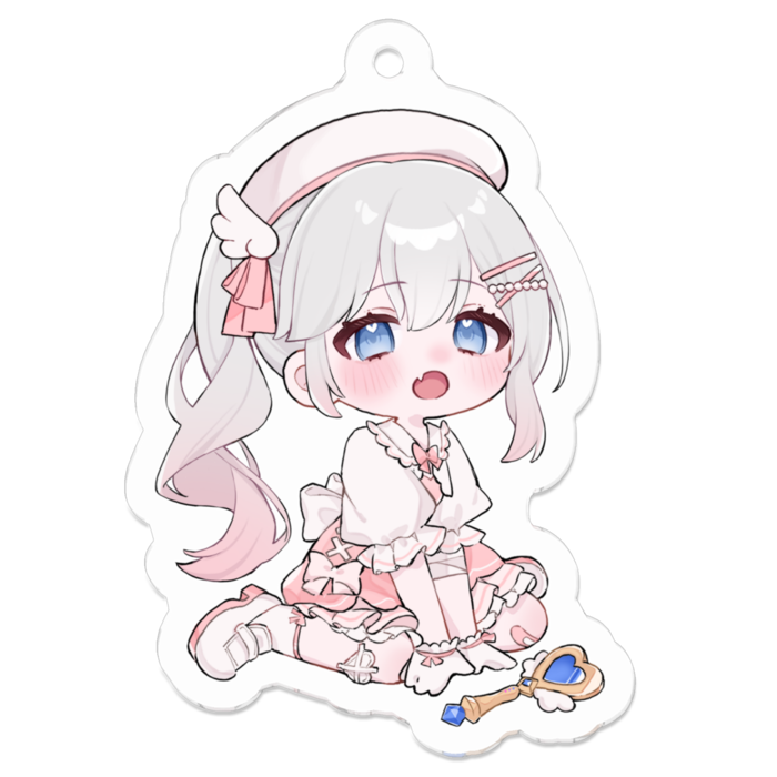 アクリルキーホルダー - 50 x 50 (mm)