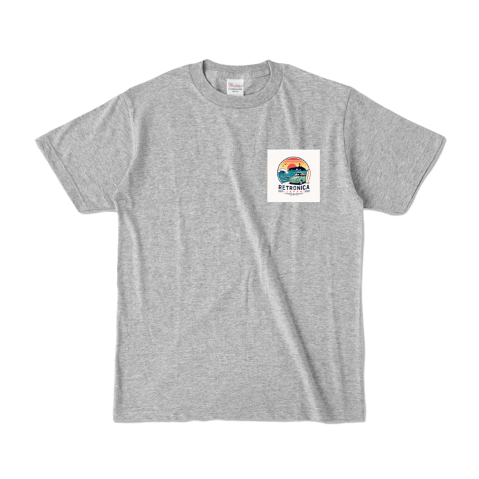 カラーTシャツ - S - 杢グレー (濃色)