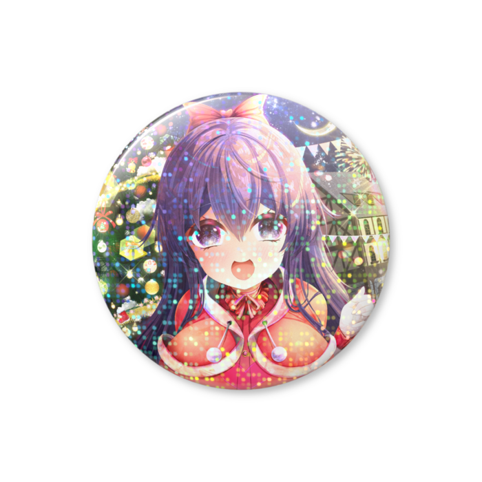 ホログラム缶バッジ - 56mm(グリッター)