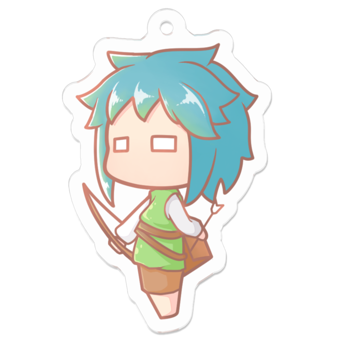 アクリルキーホルダー - 50 x 50 (mm)