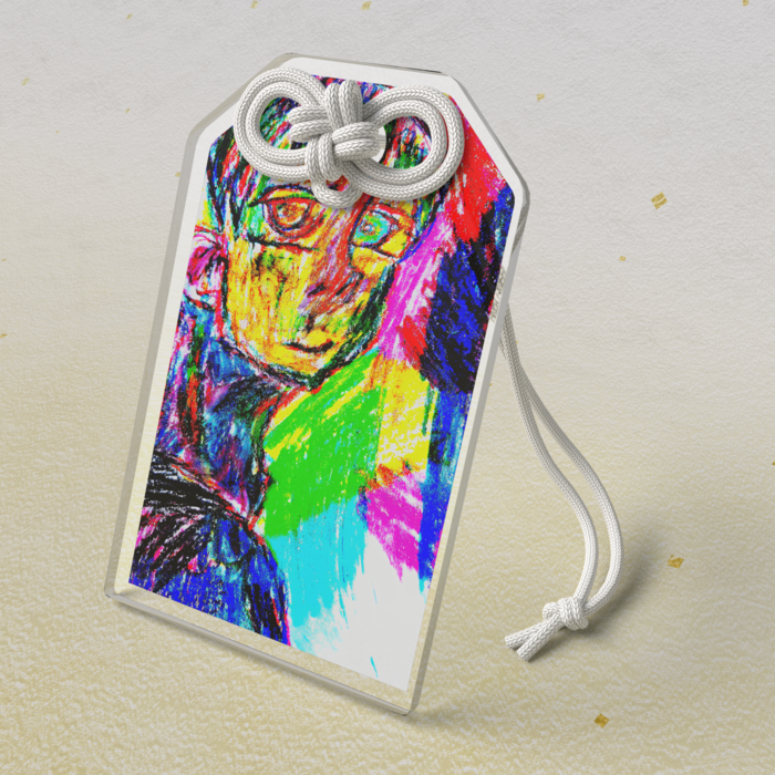 アクリルお守り - 50 × 80mm