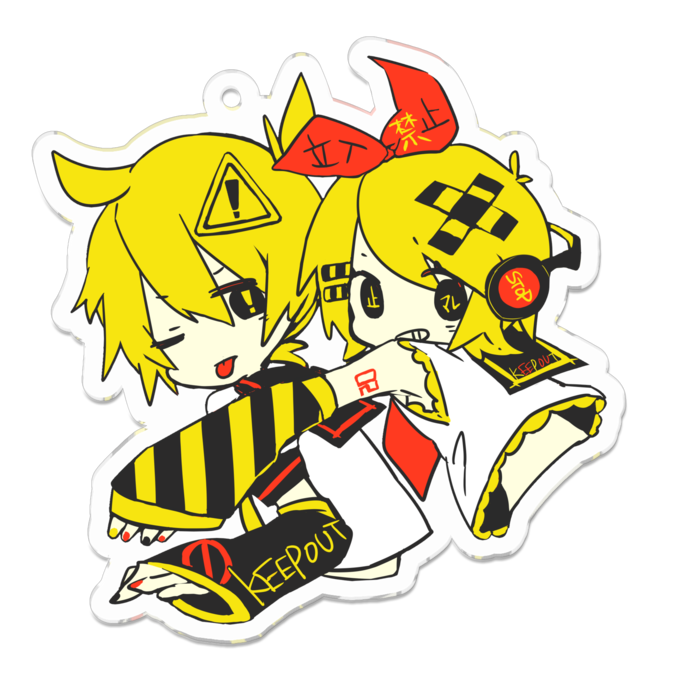 アクリルキーホルダー - 70 x 70 (mm)