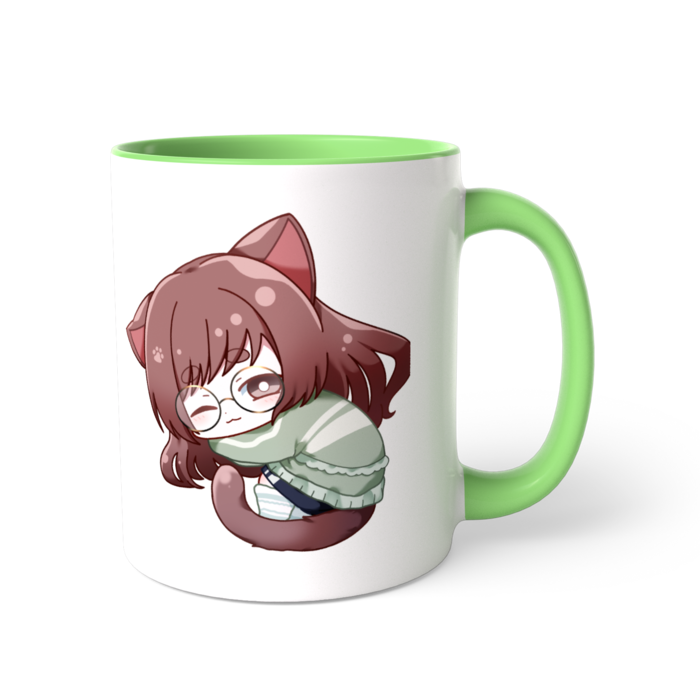 ツートンカラーマグカップ - 直径 8.2cm / 高さ 9.5cm