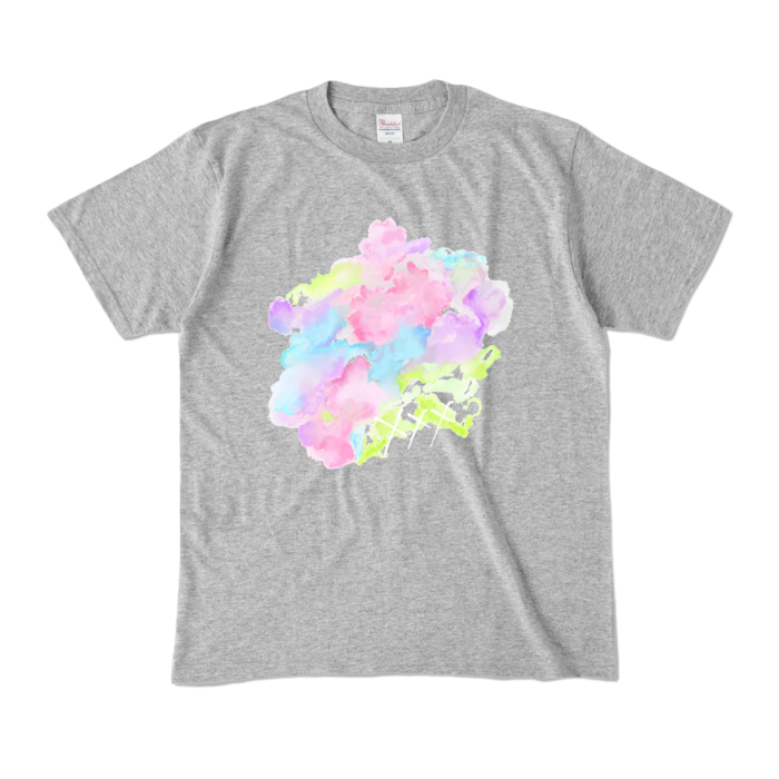 カラーTシャツ - M - 杢グレー (濃色)