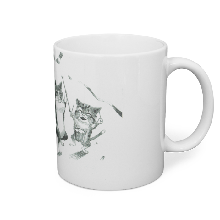 マグカップ - 直径8cm / 高さ9.5cm