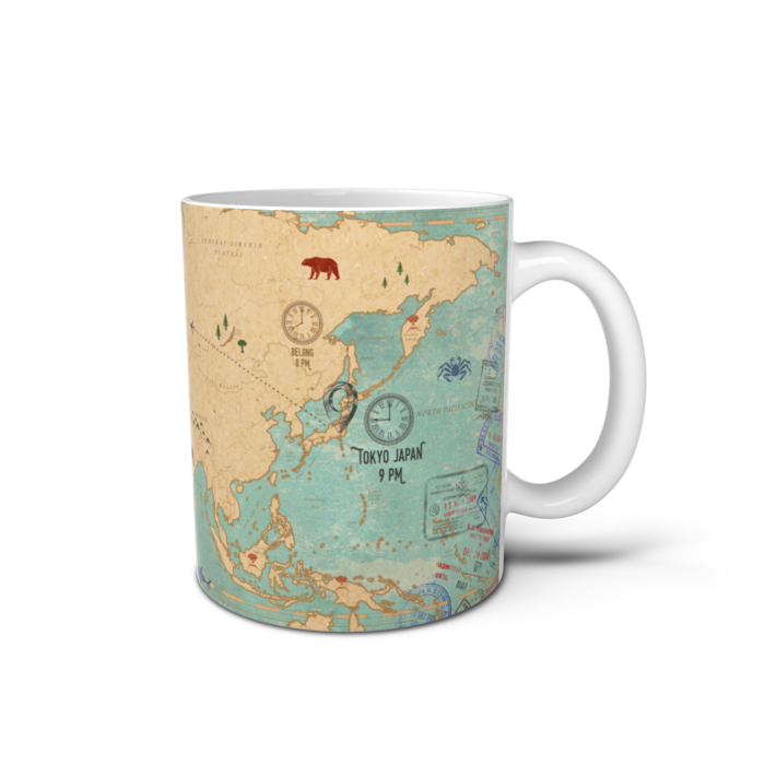 マグカップ - 直径 8 cm / 高さ 9.5 cm