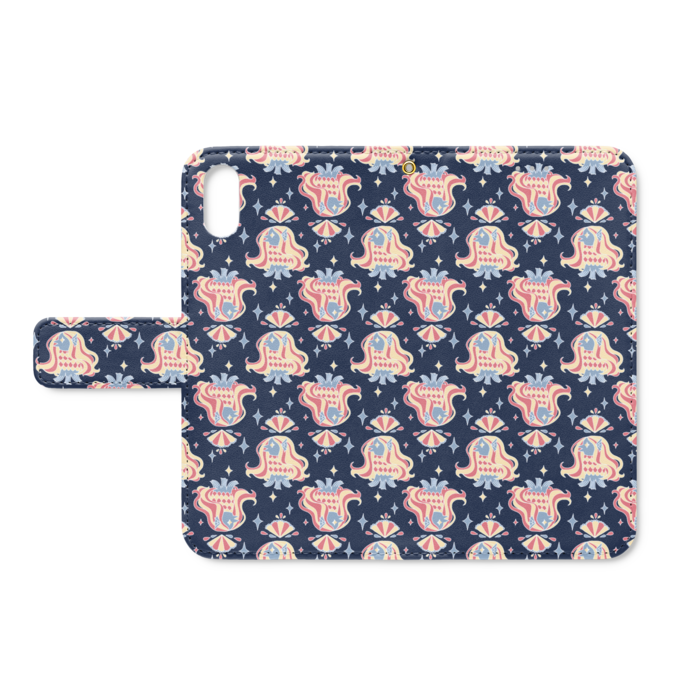 手帳型iPhoneケース - iPhone XS / X - ストラップ穴 あり
