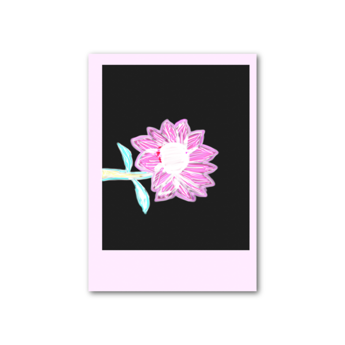 フォト風カード - 縦 - 片面