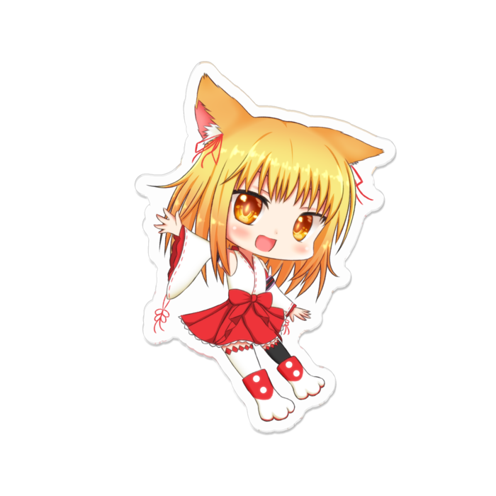 アクリルバッジ - 70 x 70 (mm)