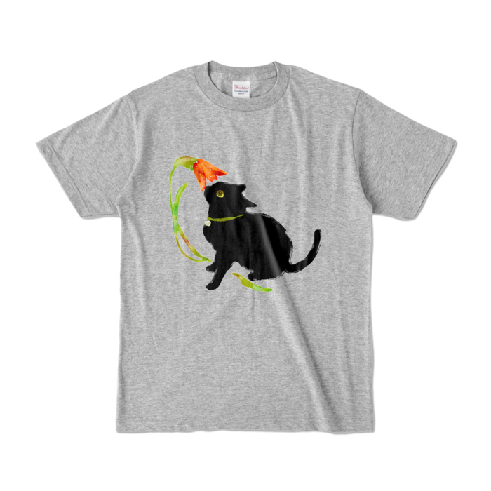 カラーTシャツ - S - 杢グレー (濃色)