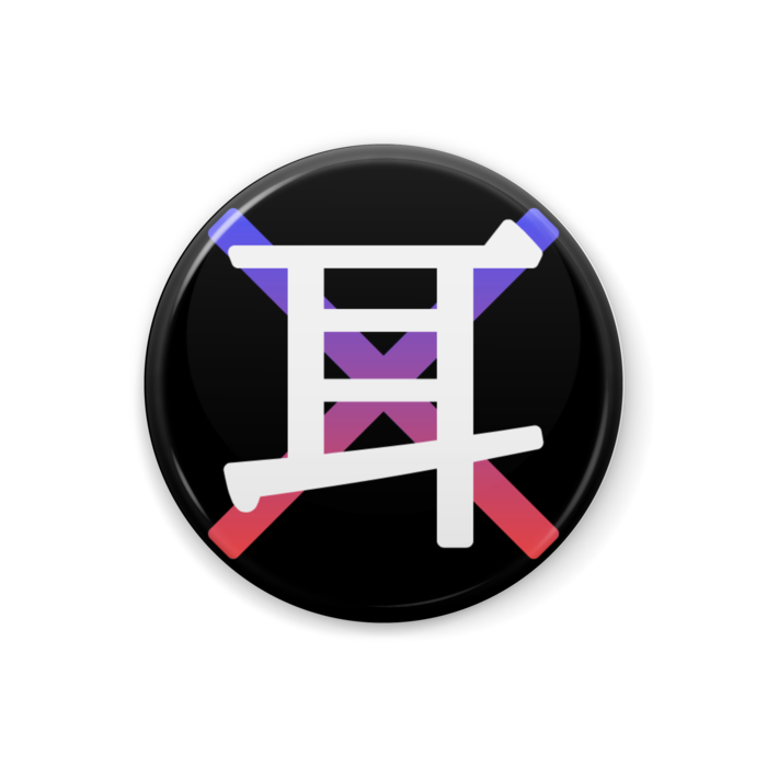 スカグラ【耳】支援希望缶バッジ