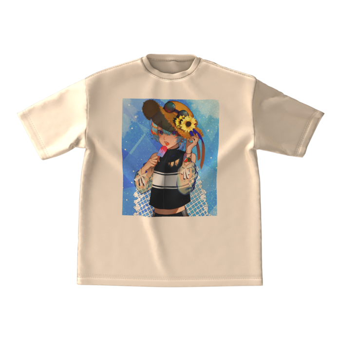 ビッグシルエットTシャツ - M - ベージュ