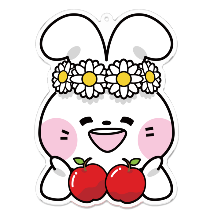 アクリルキーホルダー - 100 x 100 (mm)