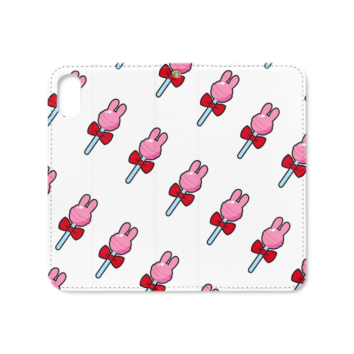 手帳型iPhoneケース（ベルトなし） - iPhone XS / X - ストラップ穴 あり